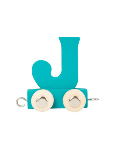 Small Foot - Houten Lettertrein Blauw...