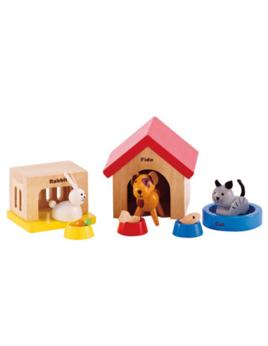 Hape Poppenhuis Huisdieren