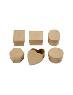 Opbergdoosjes Papier-maché...