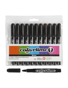 Zwarte Jumbo Stiften, 12st.