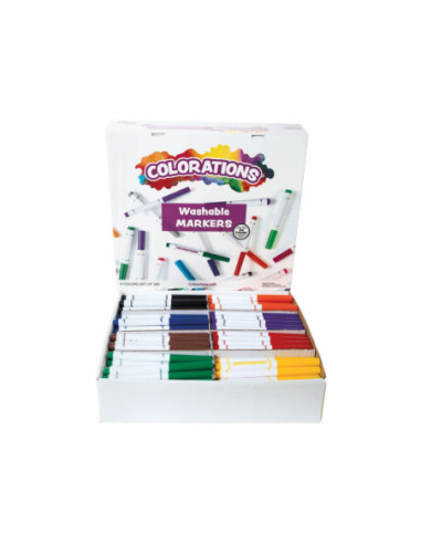 Colorations - Uitwasbare Markers, 200st.