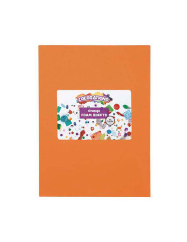 Colorations - Foam Vellen Oranje, 10st.