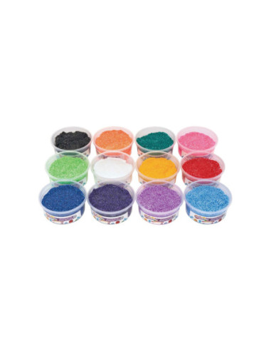 Colorations - Gekleurde Foam Klei, 12st.