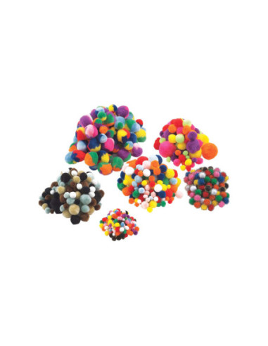 Colorations - Gekleurde Pompons, 700st.