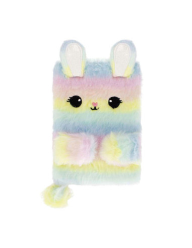 Pluche Notitieboek Konijn Pastel
