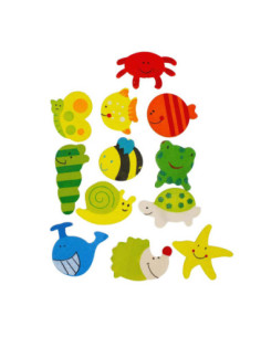 Houten Magneet Dieren 40mm,...