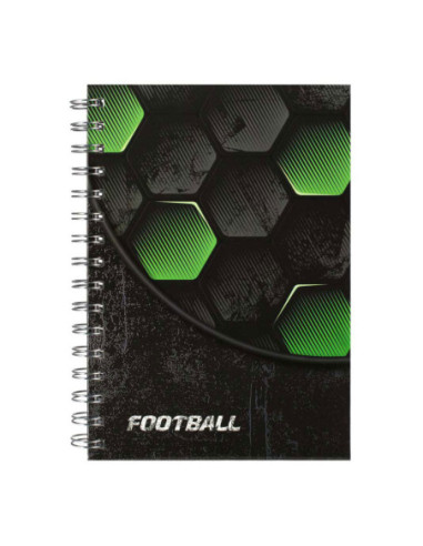 Spiraal Notitieboek Voetbal, A5