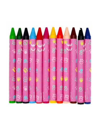 Waskrijt Gabby's Poppenhuis, 12 Kleuren