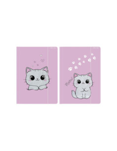 Map met Elastiek A4 Kat