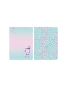 Map met Elastiek A4 Bubble Tea