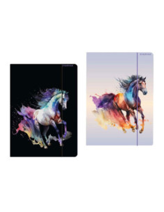 Map met Elastiek A4 Paard