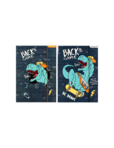 Map met Elastiek A4 Skate Dino