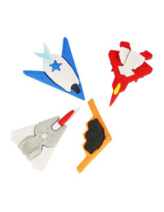 Gum 3D Puzzel Vliegtuig, 4st.