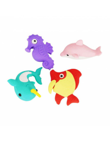 Gum 3D Puzzel Vissen, 4st.