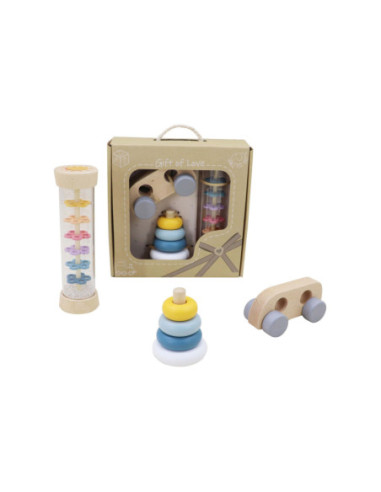 Houten Babyspeelgoed Speelset, Set van 3