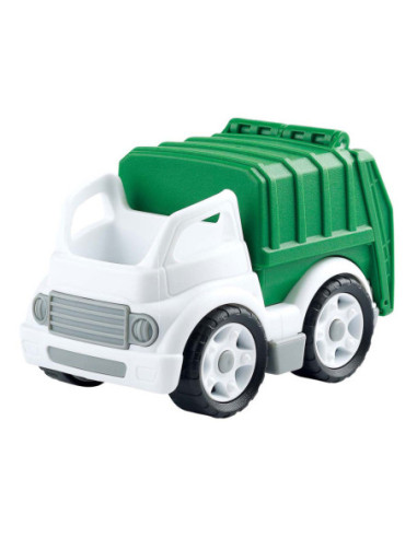 Play Bio Based Vuilniswagen Wit Groen