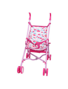 Poppenbuggy Hartjes Roze
