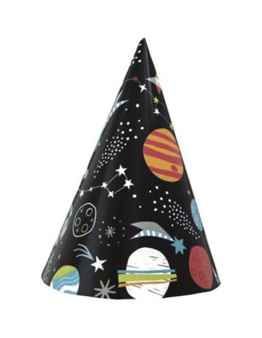 Feesthoedjes Space 8st.